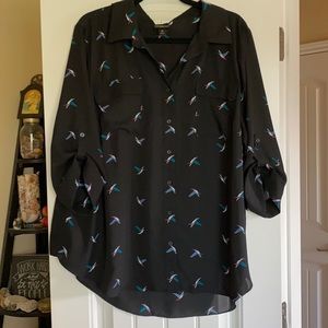 Hummingbird blouse!!
